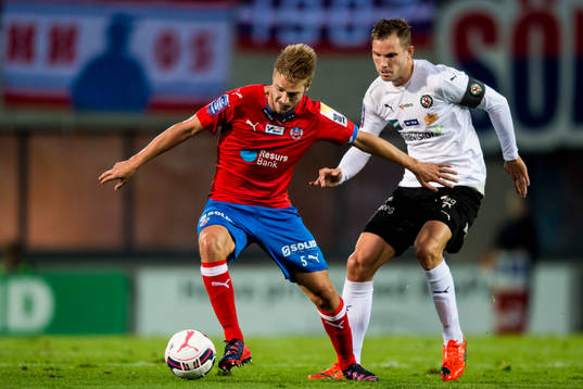 Helsingborgs Johan Mårtensson och Örebros Robert Åhman