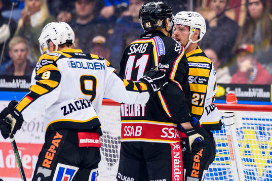 Luleås Ilari Melart och Skellefteås Martin Lundberg