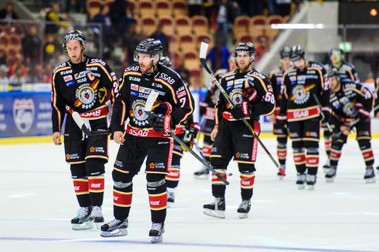 Luleås Jan Sandström(h) och Johan Harju(v) deppar