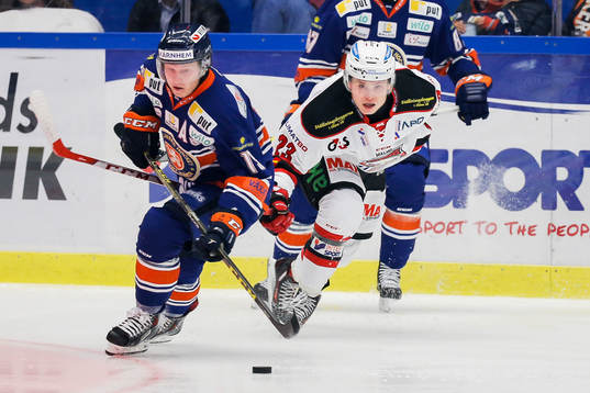 Växjös Tuomas Kiiskinen och Malmö Redhawks Christoffer