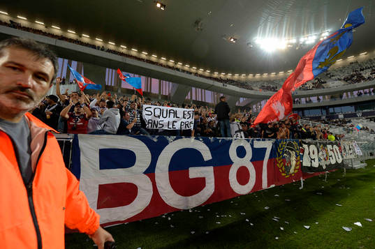 Supporters Lyon  - 26.09.2015 - Bordeaux / Lyon  - 8eme