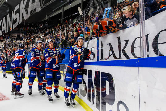 Växjös Mikael Johansson, Eddie Larsson och Eric