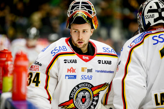 Luleås målvakt Joel Lassinantti
