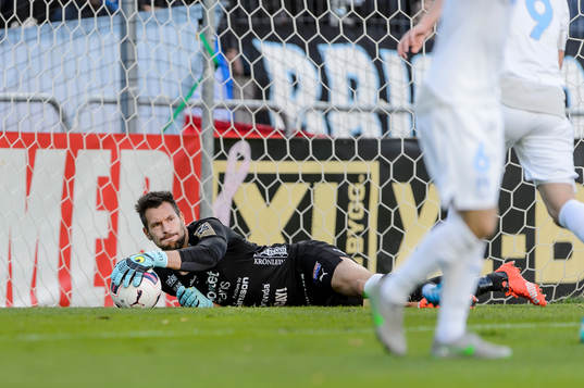 Halmstads målvakt Stojan Lukic