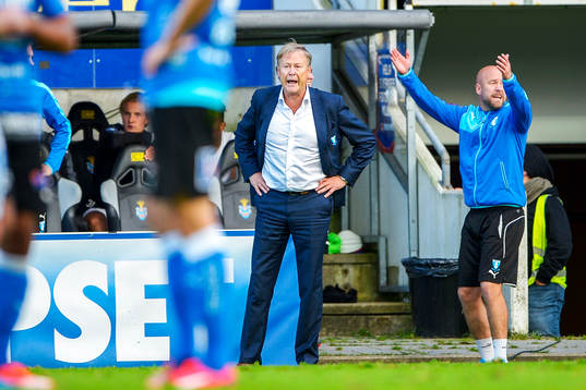 Malmös tränare Åge Hareide irriterad