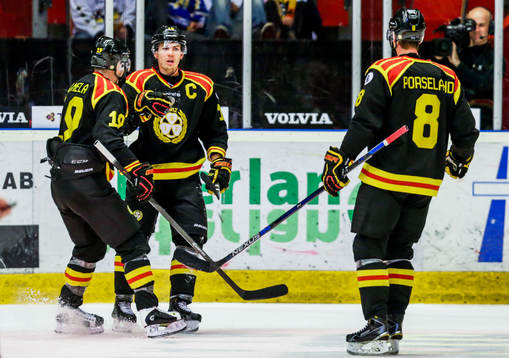 Brynäs Anton Rödin jublar