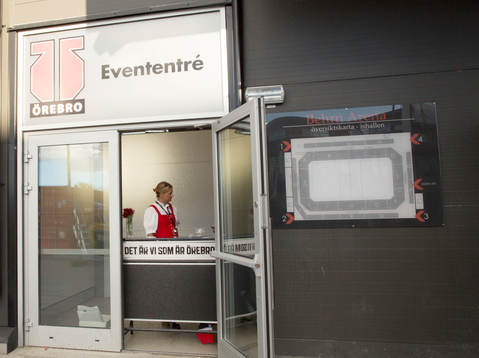Evententrén vid Behrn Arena