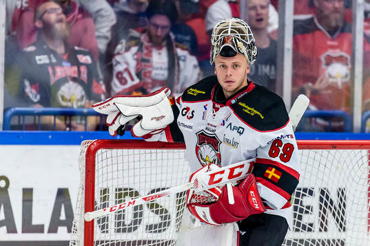 Malmö Redhawks målvakt Oscar Alsenfelt