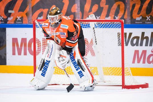 Karlskronas målvakt Linus Fernström