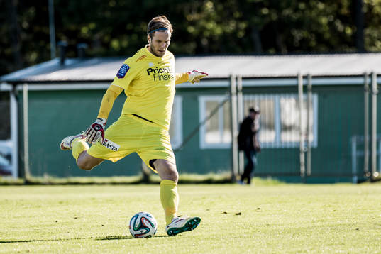 Utsiktens målvakt Axel Wibrån