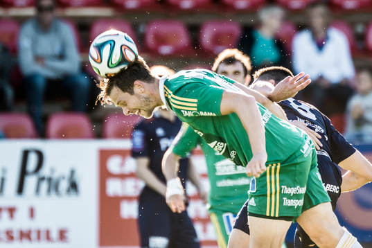 under fotbollsmatchen i Superettan mellan Ljungskile och