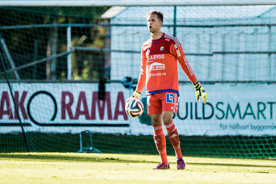 Ljungskiles målvakt Jonathan Johansson