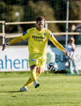 Utsiktens målvakt Axel Wibrån