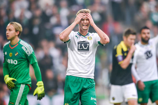 Hammarbys Erik Israelsson deppar