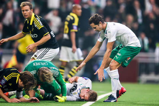 s målvakt Patrik Carlgren , Nils-Eric Johansson och
