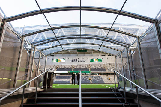 Spelargången på Tele2 Arena