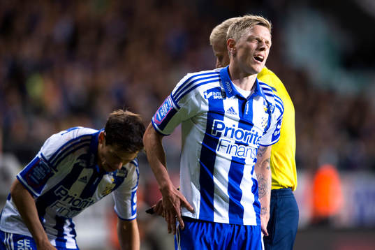 IFK Göteborgs Sören Rieks deppar