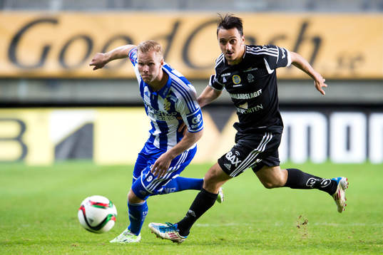 IFK Göteborgs Gustav Engvall och Sundsvalls Adam Chennoufi