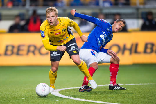 Elfsborgs Per Frick och Åtvidabergs Mauricio Albornoz