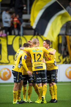 Elfsborgs spelare jublar
