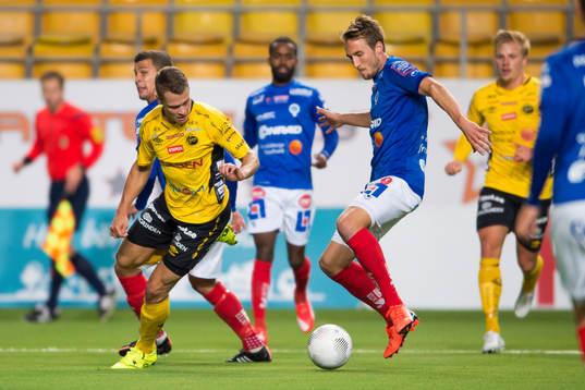 Åtvidabergs Tor Öyvind Hovda och Elfsborgs Viktor Claesson