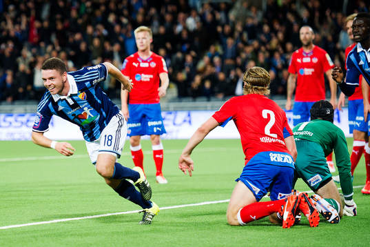 Djurgårdens Kerim Mrabti gör 1-0