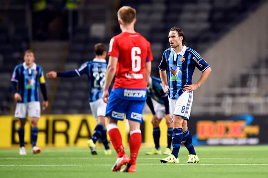 Djurgårdens Kevin Walker deppar