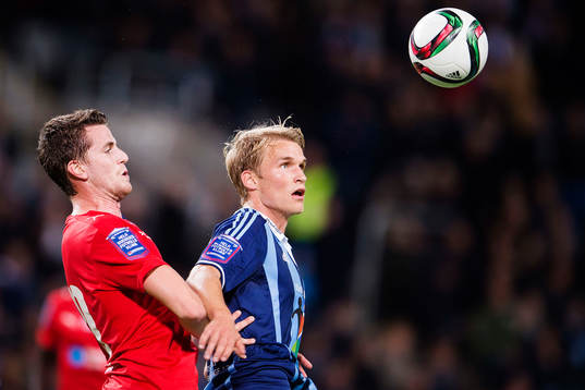 Helsingborgs Jesper Björkman och Djurgårdens Sebastian