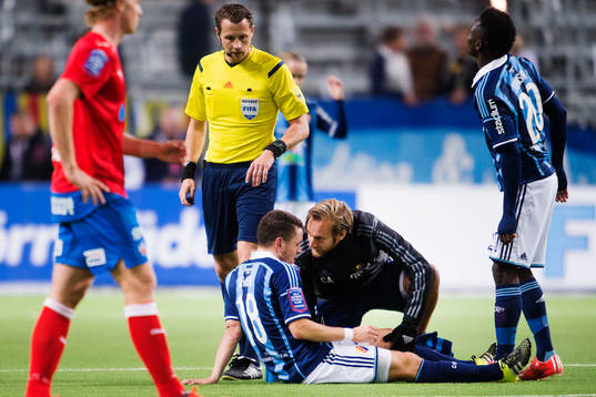 Djurgårdens Kerim Mrabti skadas