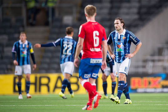 Djurgårdens Kevin Walker deppar