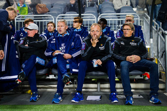 Djurgårdens assisterande tränare Anders Johansson och