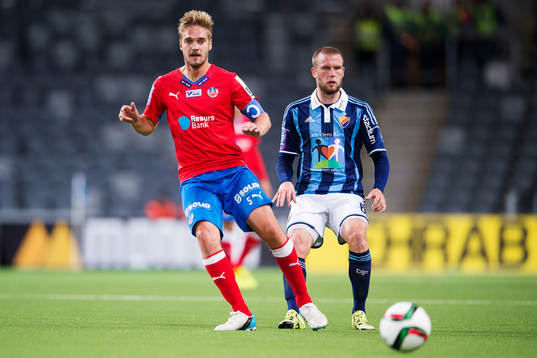 Helsingborgs Johan Mårtensson och Djurgårdens Alexander