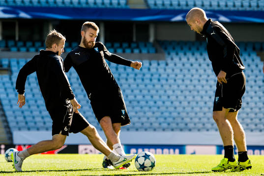 Malmös Oscar Lewicki, Rasmus Bengtsson och Anton Tinnerholm