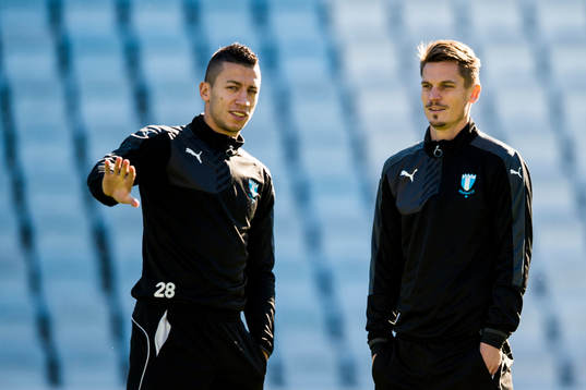 Malmös Nikola Djurdjic och Markus Rosenberg