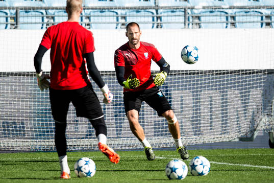 Malmös målvakt Johan Wiland