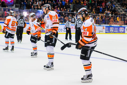 Karlskronas Alexander Bergström(v) och Victor Aronsson(h)