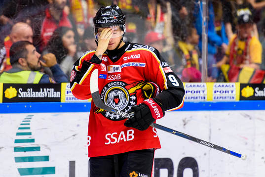 Luleås Johan Forsberg deppar