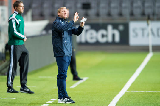 Stjarnans tränare Brynjar Bjorn Gunnarsson
