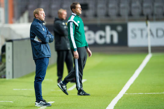 Stjarnans tränare Brynjar Bjorn Gunnarsson