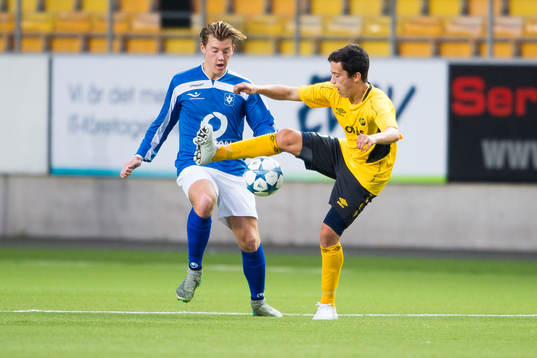 Elfsborgs Sebastian Loyola Nydén och Stjarnans Kristofer