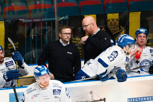 Leksands tränare Sjur Robert Nilsen och assisterande