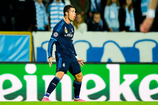 Real Madrids Cristiano Ronaldo jublar