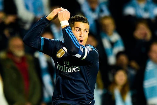 Real Madrids Cristiano Ronaldo jublar