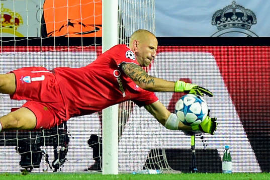 Malmö FFs målvakt Johan Wiland