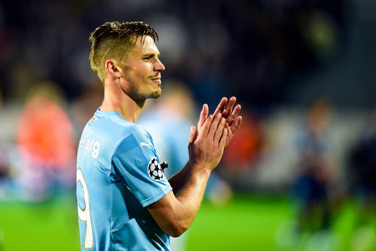 Malmö FFs Markus Rosenberg deppar