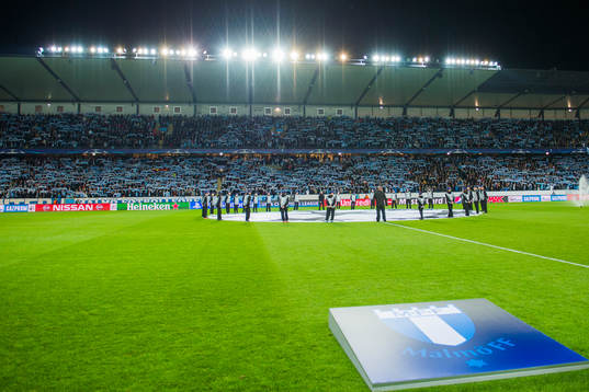 Interiör över Swedbank Stadion