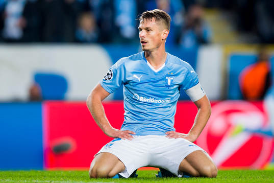 Malmö FFs Markus Rosenberg deppar