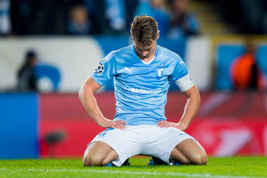 Malmö FFs Markus Rosenberg deppar