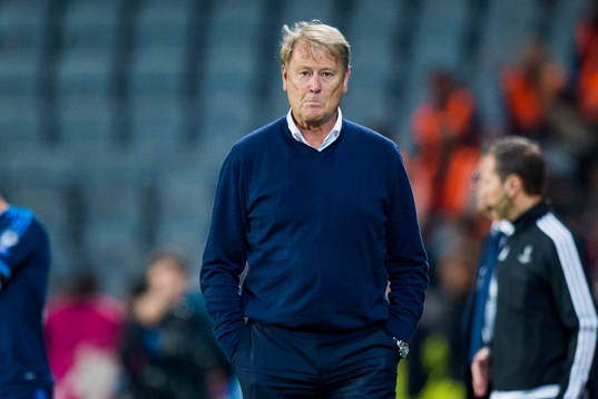 Malmö FFs tränare Åge Hareide deppar