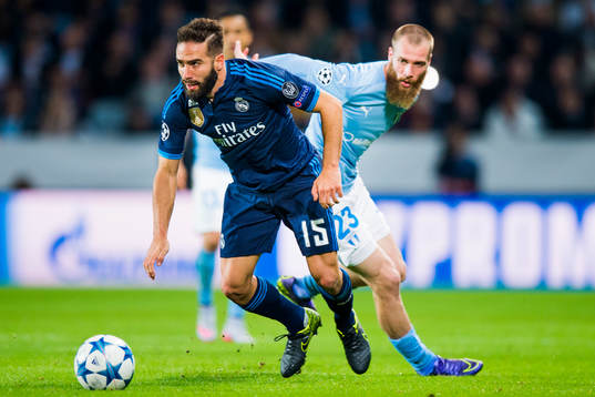 Malmö FFs Jo Inge Berget jagar Real Madrids Daniel